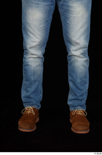 Orest blue jeans brown shoes calf casual dressed 0001.jpg